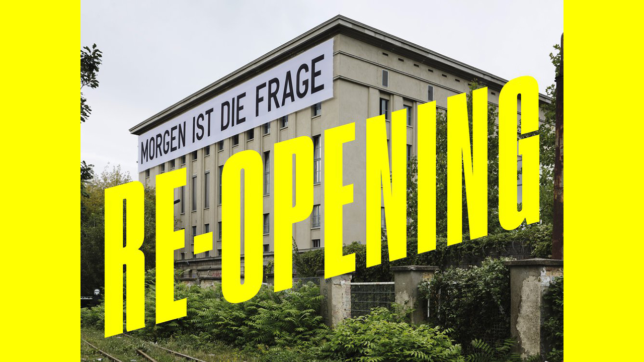 Berghain and Plötze, openings for next weekend in Berlin.
