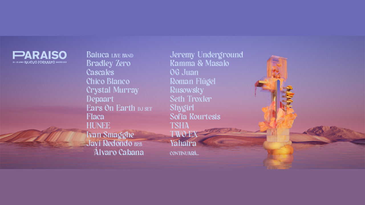 First preview of the line-up for the third edition of Paraiso Festival